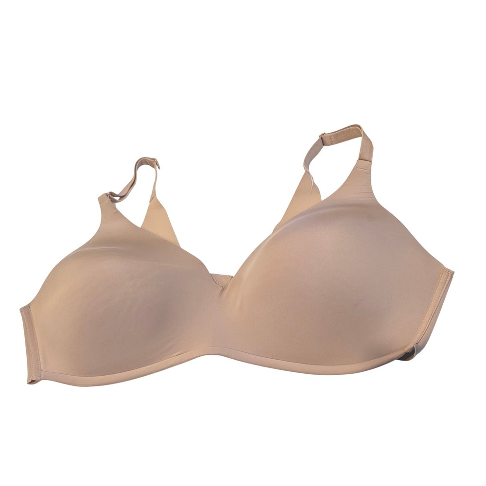SOMA Vanishing 360 Wireless Full Coverage Comfort Bra 42C Beige‎